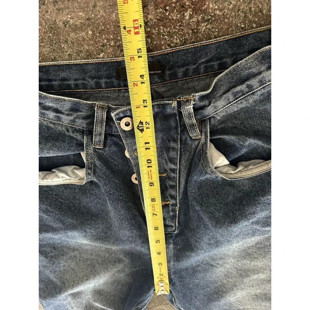 Barrel Baggy Jean High Rise  Blue Jeans  Super‎ Cute! NICE!! zipper  pockets 26
